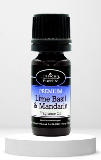 Essican Purelife Lime, Basil & Mandarin fragrance oil 10ml.