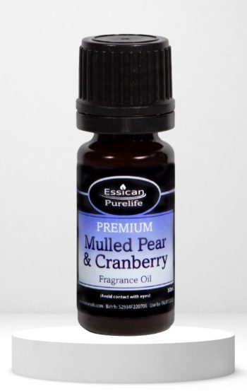 Essican Purelife Mulled Pear & Cranberry fragrance oil 10ml.