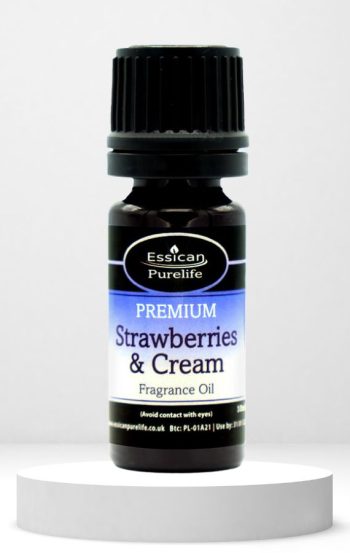 Essican Purelife Strawberries & Cream fragrance oil 10ml.