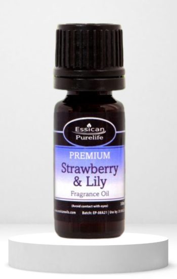 Essican Purelife Strawberry and Lily fragrance oil 10ml.