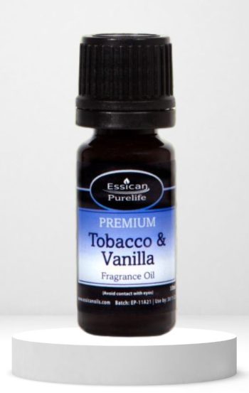 Essican Purelife Tobacco and Vanilla fragrance oil 10ml.