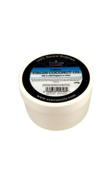 Essican Purelife Virgin Coconut Oil in 100ml jar.